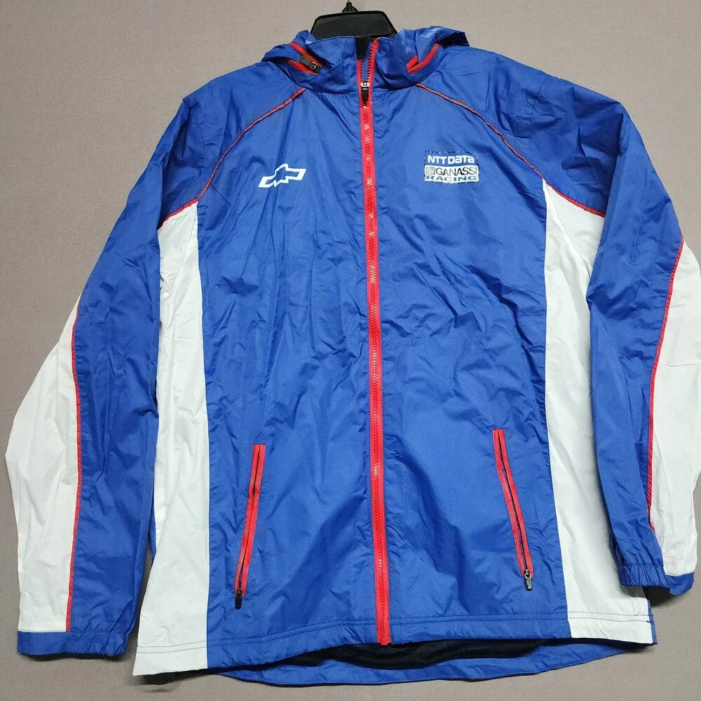 Cavallino Circuit Wind Jacket Men’S Large Ntt Data Chip Ganassi Racing Royal